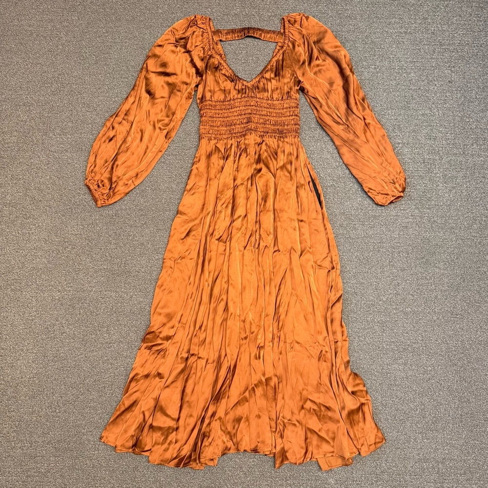 La Ligne Samantha Dress in Bronze